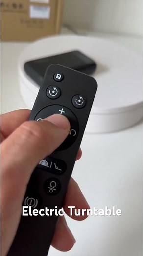 Mcbazel 360 Degree Electric Turntable for Photography Electric Rotating Turntable remote control 4k