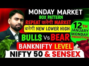 Nifty Sensex Prediction Special | Sensex Analysis for 12 January 2026 Monday | Nifty Banknifty