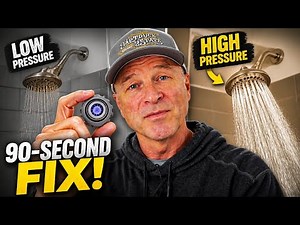 Is Your Shower Pressure Too Low? Try This 90-Second Hack!
