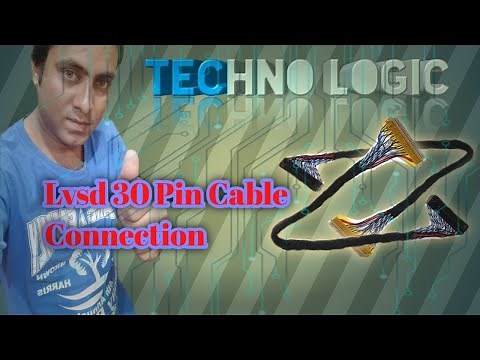 LVDS 30 pin cable connection