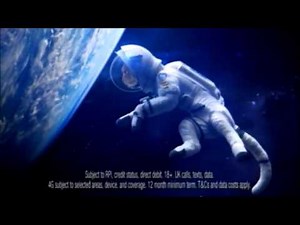 O2 UK SIM only - Space cat ad