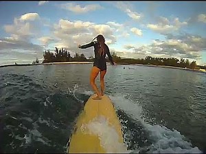 GoPro HD and Girl Surfer Daize Shayne Goodwin
