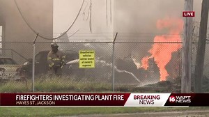 Fire breaks out at plastic plant