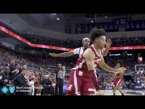 Highlights from Alabama's 93-91 overtime win over Auburn at Neville Arena