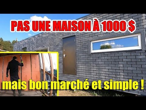 J'ai construit une maison à 90% en polystyrène extrudé !