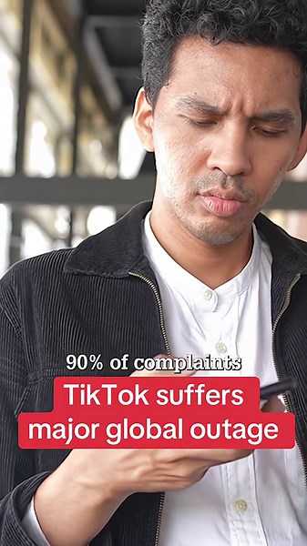 TikTok suffers major global outage #themirror #news