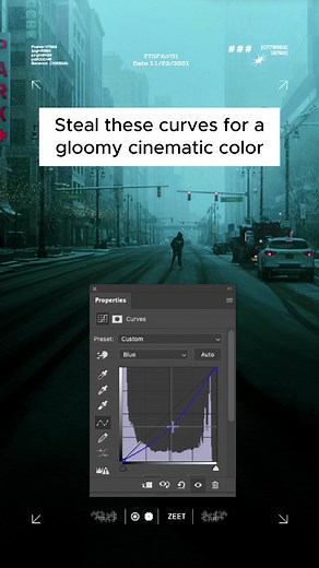 Cinematic Color Grading in Photoshop: Gloomy Effect