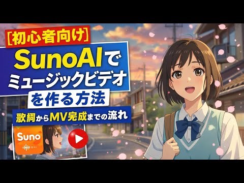 【初心者向け】SunoAIの使い方を徹底解説｜歌詞作成から曲完成まで