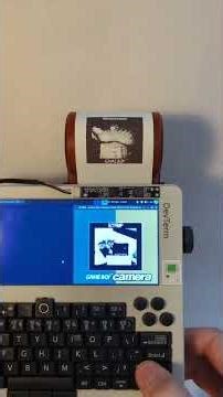 Game Boy Camera to thermal printer on a #DevTerm A04 #gameboy #gameboycamera #gb