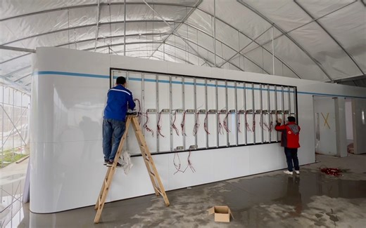 LED全彩显示屏安装，一天搞定，速度惊人！