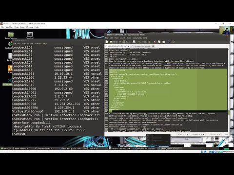 8.3.6 Lab - Use NETCONF to Access an IOS XE Device