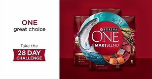 Sign up through the link on our page and get a $3 off coupon for Purina ONE dry dog food. | Purina ONE
