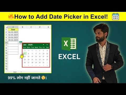 🤫 Pick Dates Automatically in Excel (Date Picker Tool)