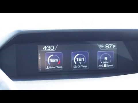 2018 Crosstrek Multi Information Display