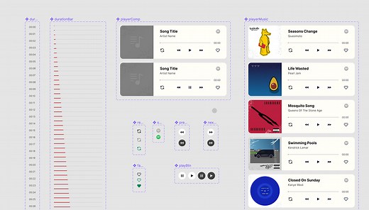 Figma Music Player Template - Omer Silverman