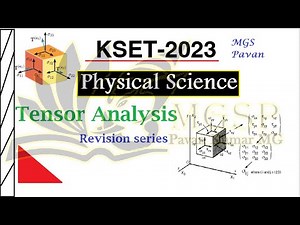 KSET 2023 Physical Science Tensor Analysis Review Classes #kset2023