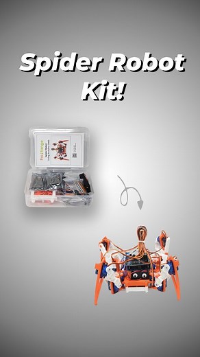 Robu.in - ONLINE STORE FOR ELECTRONICS | ️ Meet the Pro-Range Spider Robot using Arduino UNO . . An advanced DIY robotics kit designed to help you learn programming, motion... | Instagram