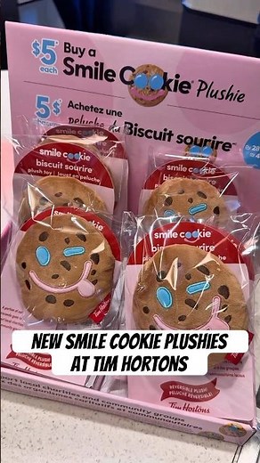 Smile Cookies are back at Tim Hortons AND there’s new plushies! #smiliecookie #timhortons