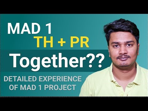 Should the project and theory be taken together? Completely Detailed Mad 1 Project Experience