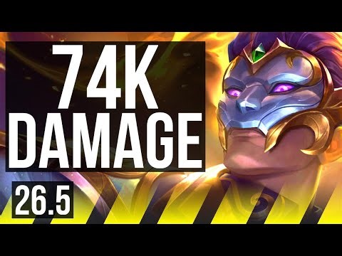 BRAND & Nami vs CAITLYN & Karma (ADC) | 74K damage | EUW Diamond | 26.5