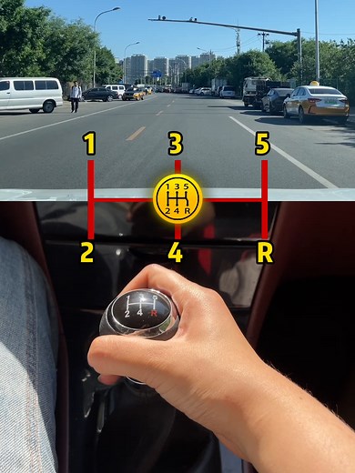 How to use car gears.#driving #skills #tips #knowledge #fpy