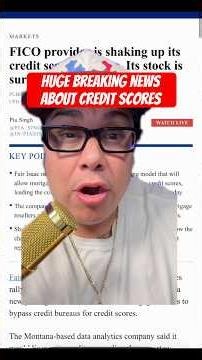 Major Changes to Credit Scores! #shorts #credit #creditscores #money #finance #fico #ficoscore