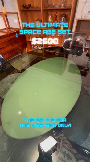 Modern Mobler on Instagram: "[SALE] Space Age 1970s Chromcraft Dining Set in Superb Condition Blast off into 2026 with the ultimate “Space Age” conversation piece. For this weekend only, we are offering this magnificent Chromcraft dining set for $2,600 (originally featured at $4,500). This isn’t just a vintage find; it’s a fully restored time capsule. We’ve spent over 10 hours polishing the chrome to a mirror shine so you don’t have to. The Details: 🛸 Iconic Design: Oval smoked glass top with a