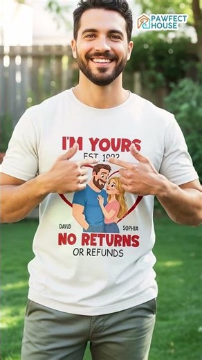 Custom Tshirt -Personalized Anniversary Gift For Couple - Yours Today Tomorrow Always TS HA0765 V1.2