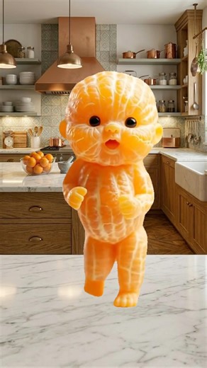 The Cutest Orange Dance Ever! 🍊✨ #cuteanimation #funnyshorts