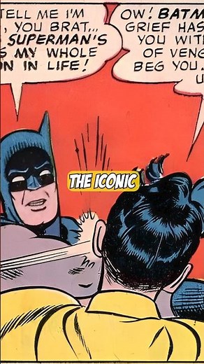 THE ICONIC BATMAN SLAP😳😭#batman #robin #dccomics #comicbook #comics #dcu #jamesgunn