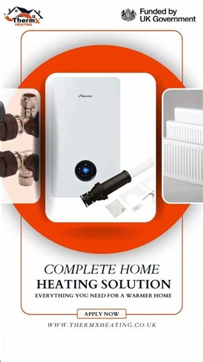 Everything your home needs for warmth 🔥Complete central heating — FREE under ECO4.Apply now.