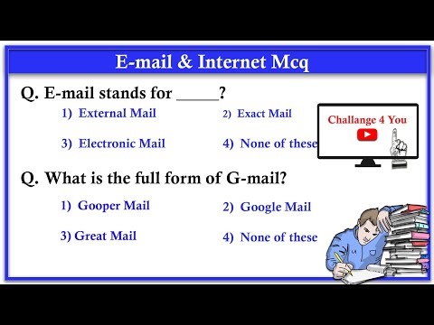 Top 30+ Email and Internet MCQ - For all Competitive exams