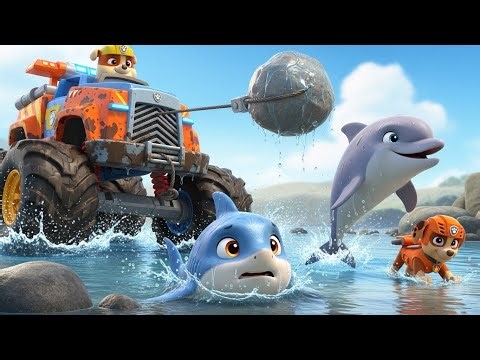 Paw Patrol Saves Baby Shark in Wonder Mountain 🐾🦈 | Exciting Rescue Adventure for Kids