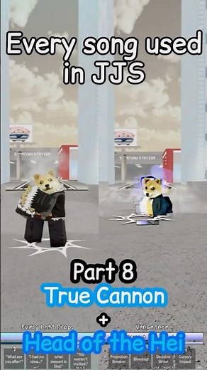 Every song used in JJS part 8 #jujutsushenanigans #jujutsukaisen #music #roblox #naoya #ryu #domain