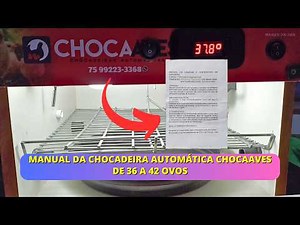CHOCAAVES Automatic Incubator Manual for 36 to 42 Eggs