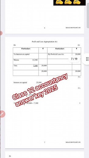 class 12 accountancy answer key 2025 morning shift/mid term 2025/ Accountancy solution 2025 class 12