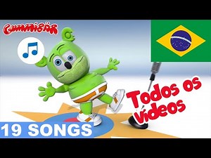 Brazilian Gummy Bear Songs TODOS OS VÍDEOS Ursinho Gummy Song Extravaganza