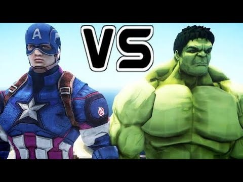 HULK VS CAPTAIN AMERICA #shorts #viral #viralvideo #hulk #captainamerica #gaming #viralshorts
