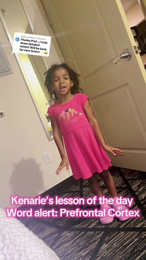Replying to @Mimus Kenarie has a new lesson for yall! How the logical part of our brain 🧠 works with the emotional part. Prefrontal cortex and hippocampus. She’s learning this in real time and she’s processing it out all here. Let us know what other things yall want to learn about once she’s done with the brain and emotions #autismawareness #SecondGrader #amygdala #neurospicy #neuroscience