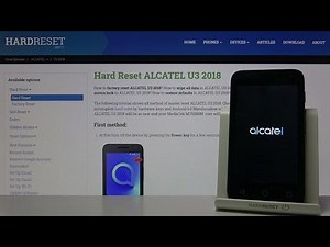 Alcatel U3 2018 Boot Animation / Startup Process