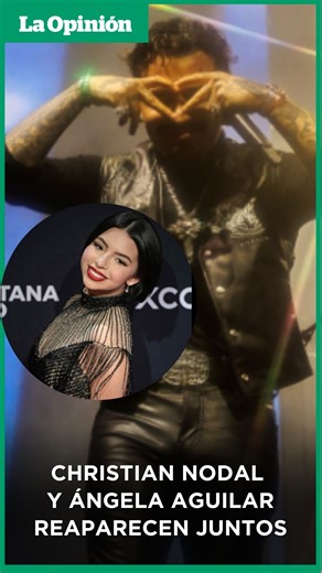 Christian Nodal y Ángela Aguilar muy cercanos durante concierto Christian Nodal sorprende al invitar a Ángela Aguilar a cantar en su concierto en Monterrey, interpretando 'Dime cómo quieres', además el mexicano le colocó un sombrero a Ángela y se abrazaron. Videos muestran que compartieron el mismo hotel, avivando rumores de romance tras ser vistos juntos en Texas. #LaOpinión #Shorts #ChristianNodal #ÁngelaAguilar | La Opinión