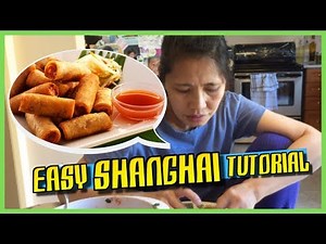 *EASY LUMPIA SHANGHAI RECIPE! HOW TO WRAP SHANGHAI TUTORIAL!