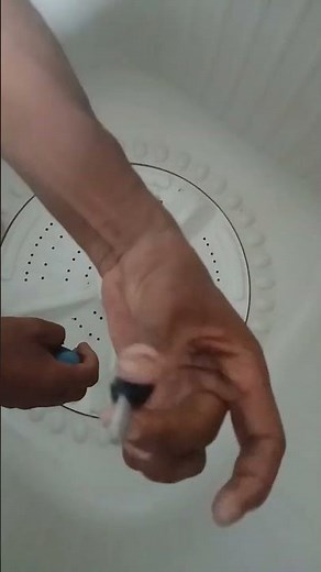 how to remove westpoint washing machine drum to clean#washingmachine