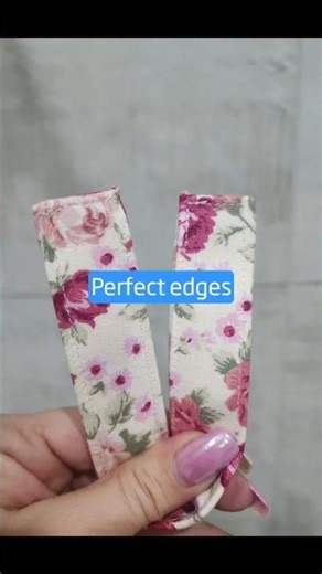 The secret to perfect Cotton Straps is all in the fold!✨ No raw edges, no uneven folds.