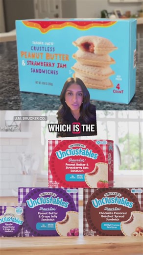 Sandwich showdown pits Trader Joe’s vs. Smuckers in a battle of crustless PB&J