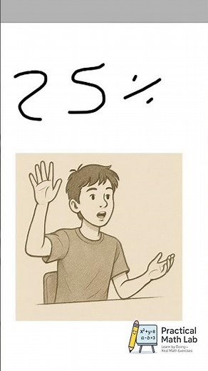 He got the percentage wrong… but learned what no one ever teaches!