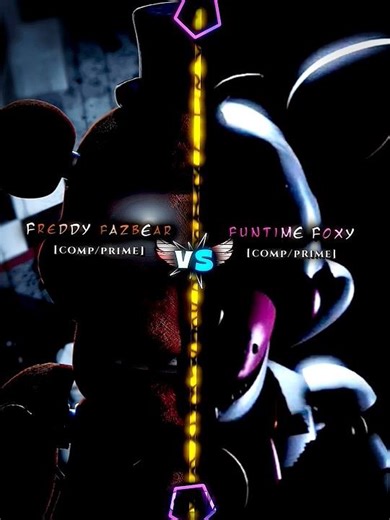 Funtime Foxy vs Freddy Fazbear #fnafedit #wisedit