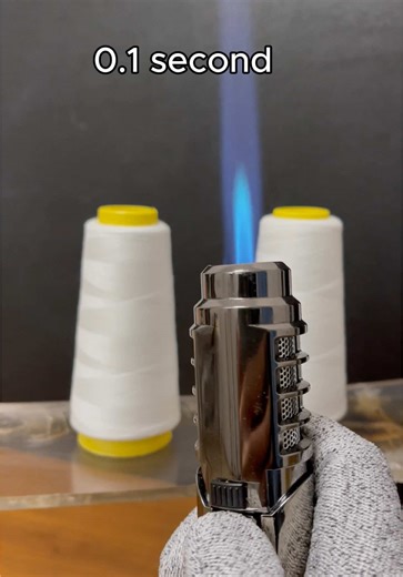 Powerful Lighter vs Sewing Thread