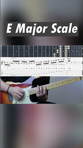 André Nieri guitar lick using the major scale