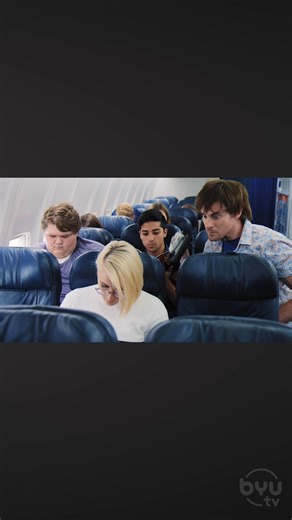 Studio C | BYUtv on Instagram: "Reading other people's texts on a plane is too tempting #texts #snooping #nosey #plane #travel #studioc #sketchcomedy #jokes"
